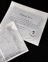 Bolsa de papel de cristal para ropa vegana biodegradable altamente transparente personalizada para ropa de camiseta