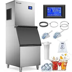 3 Years Warranty Automatic Commercial Transparent Split Block Italian Ice Maker Making Machine SK-1000P With 500kg Ice Machine