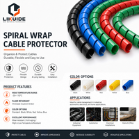 Gaine spirale en PP pour la gestion des câbles des instruments de laboratoire et des équipements de test