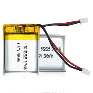 Directo de fábrica Good Lipo 502025 200mAh 3,7 V Batería de polímero de litio para auriculares inalámbricos GPS <span class=keywords><strong>Walkman</strong></span> - Product Image 1