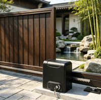 Moteur de portail coulissant OMKER DCK-136 avec système d'entraînement par crémaillère automatique pour portails métalliques industriels, conception chinoise, en acier inoxydable pour villas
