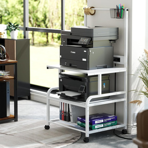 Mesa de Impresión <span class=keywords><strong>3D</strong></span> Grande JH-Mech con Almacenamiento de Filamento, Soporte de Impresora de 4 Niveles Resistente para Taller, Oficina, Garaje - Product Image 3