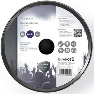 สายสัญญาณเสียงแบบม้วน 2x0.16 มม. ยาว 100 ม. สำหรับไมโครโฟน - Product Image 2
