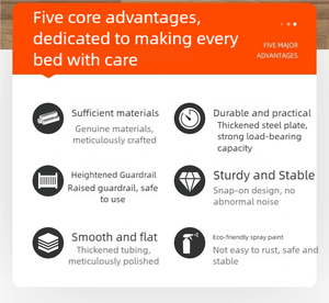 Đồ nội thất trường học kim loại giường đôi sinh viên kim loại giường tầng ký túc xá - Product Image 5