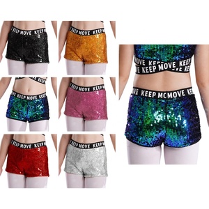 กางเกงขาสั้นเด็กผู้หญิง 4-16 ปี สำหรับการแสดงบนเวที ฮิปฮอป การแข่งขันเต้นรำ ชุดเต้นบอลรูม โมเดิร์น ลีริคอล แดนซ์ ขายส่ง - Product Image 1