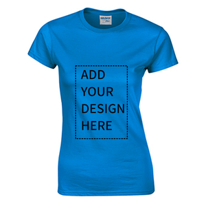 T-shirt décontracté en coton pour femme, imprimé lettres avec logo, grande taille, coupe courte, collection été - Product Image 2