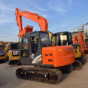 Excavatrice d'occasion de HITACHI ZX 70 ZX65 de bel état de fonctionnement mini excavatrice d'occasion de Hitachi ZX70 en vente - Product Image 4