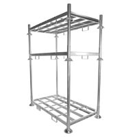 Étagère modulaire en acier doux Q235 galvanisé à chaud, marque TER, capacité 2000 kg, M2-2.0T, équipement de stockage facile à empiler pour palettes