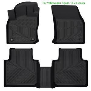 Accessori auto e parti tappetino auto per Volkswagen T Roc Amarok Jetta <span class=keywords><strong>Tiguan</strong></span> 5 posti Tuareg 2010-2024 - Product Image 6