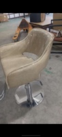 Fauteuil de Barbier Hydraulique Inclinable avec Revêtement en Plastique, Base en Acier Inoxydable, Pompe Robuste, Garantie 9 Ans