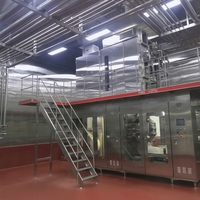 Ligne de production de jus en carton aseptique Tetra Pak entièrement automatique, stérilisation UHT, remplissage et emballage de briques pour boissons lactées