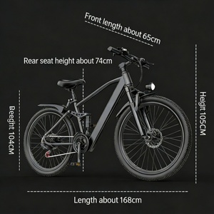 Bicicleta Eléctrica de Alta Eficiencia en Oferta para Adultos con Batería de Alta Capacidad y Carga Rápida 2-EB001, Rueda de 26 Pulgadas - Product Image 2