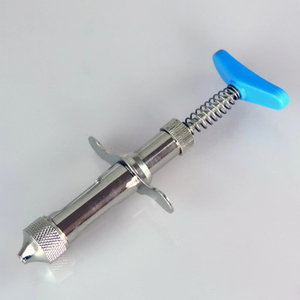 Fábrica al por mayor de una sola aguja pollo pato aves de corral jeringa continua inyector de Vacuna 2ml uso doméstico y venta al por menor aplicable - Product Image 4