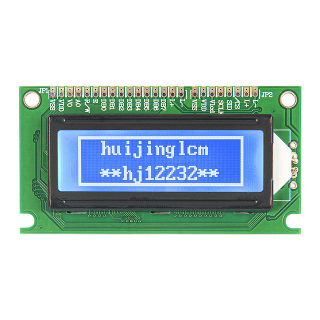 Industrial Surface Mount LCD Display Module with 122x32 LED Backlight Resolution High Performance Industrial LCD Modules