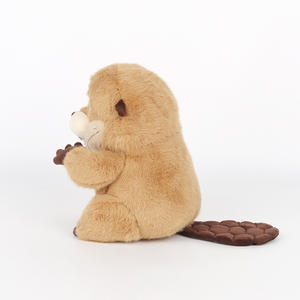 HOPPERS Peluche de <span class=keywords><strong>castor</strong></span>, divertido animal de peluche de dibujos animados de <span class=keywords><strong>marmota</strong></span>, muñeco de <span class=keywords><strong>marmota</strong></span> suave y tierno, mascota con expresión linda, regalo de cumpleaños - Product Image 6