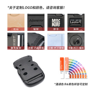 หัวเข็มขัดพลาสติกสำหรับกระเป๋าเป้สะพายหลัง A-002 ขนาด 19 มม. 26 มม. 32 มม. 40 มม. แบบดึงเดี่ยวเพื่อความปลอดภัย สำหรับกระเป๋าเดินป่า - Product Image 4
