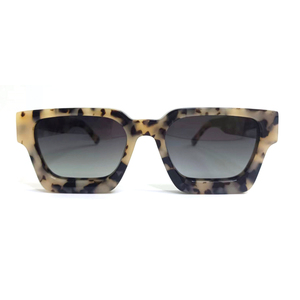 Rectangle <b>Sunglasses</b> Tortoise Shell Pattern <b>Gradient</b> Lenses Full Rim Unisex Adult UV400 Protection - Product Image 1
