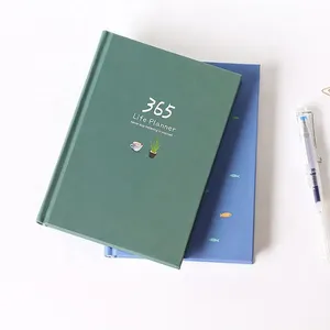 Custom Printing 365 Days Planner Daily Agenda Hardcover School Supplies Notebook