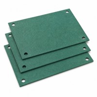 Joint d'isolation en papier d'orge vert découpé, feuille isolante électrique basse tension auto-adhésive pour carte de circuit OEM ODM