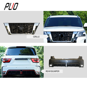 Kit de carrocería que incluye la rejilla delantera y trasera del parachoques, ideal para <span class=keywords><strong>Nissan</strong></span> Patrol Y62 2020 2021 - Product Image 4