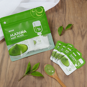 Produits de beauté pour soins de la peau en marque privée, masque à l'extrait de matcha vert biologique pour femmes, réparation de la peau et élimination de l'acné en marque privée - Product Image 3