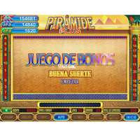 Factory Direct Sale Het Dual Screen Skill Game Machine Pyramid Plus Piramide Plus Game Software Metal Material 1 Year Warranty