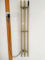 Sèche-serviettes électrique mural moderne de haute qualité, en acier inoxydable, avec thermostat réglable, très vendu