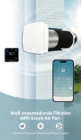 Ventilateur d'extraction axial électrique mural/fenêtre à roulement à billes bidirectionnel à distance, ventilateur domestique OEM, garantie 3 ans pour salle de bain et cuisine