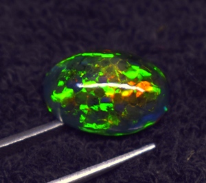 Opale naturelle multicolore de haute qualité, 6 carats, 16*11.5*6.9 mm, cabochon, pierre précieuse en vrac pour la fabrication de bijoux - Product Image 3