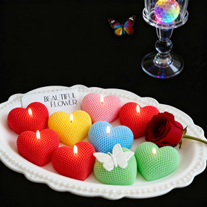 Vela Aromática con Forma de Corazón para el Día de San Valentín, Adornos para el Hogar, Accesorios para Decoración de Escenas - Product Image 4