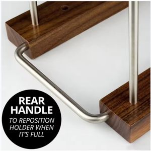 Soporte de Almacenamiento <span class=keywords><strong>para</strong></span> Discos de <span class=keywords><strong>Vinilo</strong></span> Donop, Duradero, de Madera, No Plegable, <span class=keywords><strong>para</strong></span> 75 LPs, Tipo Vertical, con Pantalla Integrada de Reproducción, Rectangular - Product Image 5