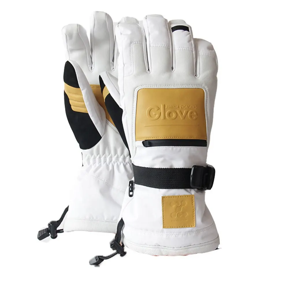 Wholesale fashionable winter outdoor waterproof windproof men's ski mittens gloves