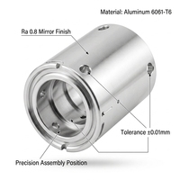 Casing Aluminium Alloy Presisi CNC, Multi-Lubang, Custom, Hasil Pemesinan 5-Axis dengan Toleransi 0.005mm