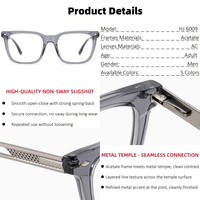 Personnalisation de lunettes de vue en acétate haut de gamme pour hommes, montures et verres optiques tendance pour un usage quotidien, OEM/ODM