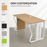 Bureau classique à Double Design, bureau d'ordinateur, vente en gros, Table de gestionnaire de réunion personnalisée, mobilier de bureau