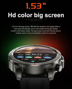 Nieuwe Dk68 Gps Smart Watch Met Spraakassistent Bt Call Sport Waterdicht Hartslagkompas Sos Smartwatch Led Light Horloge - Product Image 5