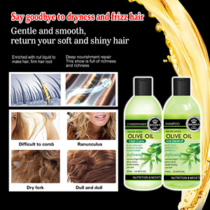 Ensemble Shampooing et Après-Shampooing ROUSHUN Marque Privée Aloe Vera Huile d'Olive Shampooing et Après-Shampooing Naturels pour <span class=keywords><strong>Cheveux</strong></span> <span class=keywords><strong>Bouclés</strong></span> - Product Image 3
