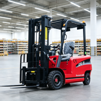 Chariot élévateur électrique industriel 1,5 tonne 2 tonnes 3 tonnes Batterie au lithium Certifié CE Conception compacte Utilisation en supermarché et entrepôt