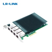 LR-LINK LRES2039PT-PoE PCIe X4 Frame Grabber Ethernet Adaptateur Quad Port PoE RJ45 Carte Réseau Stock Serveur Produit Interne