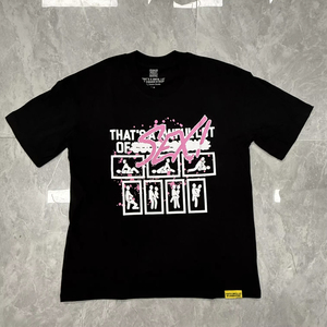 T-shirt graphique personnalisé « Sirop contre la toux » pour homme, style streetwear décontracté, 100 % coton, haute qualité - Product Image 3