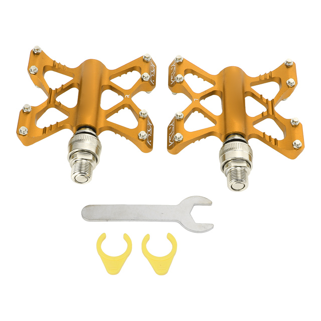 1 Pair LP Litepro K5 Bicycle Quick Release Pedals Aluminum Alloy Bike Bearing Pedals for Road Mountain Folding BikesBlack