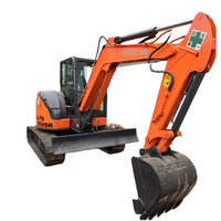 Excavateur Hitachi ZX55 5t d'occasion en stock avec un prix bon marché Excavateur puissant robuste et durable
