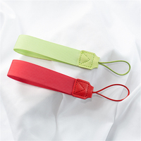 Dragonne courte portable personnalisée en polyester pour téléphone portable, tasse à café et gobelet d'eau