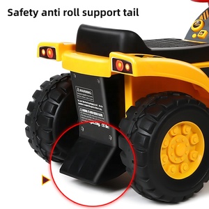 Samtoy 6V 4AH B/O Power 4 roues Bulldozer pelle enfants électrique voiture <span class=keywords><strong>camion</strong></span> enfants voiture jouet - Product Image 3