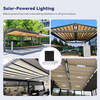 Lampe à LED solaire 12W la plus vendue, IP65, tri-étanche, haute luminosité, certifiée CE, pour éclairage extérieur
