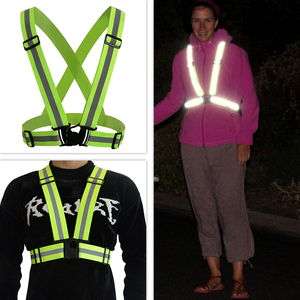 حزام عاكس قابل للتعديل من النايلون المرن من يوغوانغ، حزام أمان عاكس للجري الليلي والأنشطة الخارجية مع أحزمة للحقائب - Product Image 3