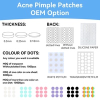 Patch Hydrocolloïde Coréen Anti-Acné Couvrant les Boutons, Hydratant et Invisible, Autocollant Anti-Imperfections au Collagène Anti-Âge, Marque Privée