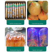 Machine à lier les sacs en filet pour légumes électriques / Agrafeuse à sacs en filet pour oranges / Machine à lier les sacs en filet pour oignons
