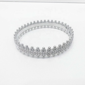 Custom plata 925 sterling <b>Silver</b> ladies diy engrave <b>bracelet</b> fashion luxury simple 14k gold plated chunky fine <b>bangle</b> <b>bracelets</b> - Product Image 1