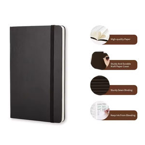 Carnet A5/A6 en cuir PU écologique personnalisable, journal élégant et portable avec logo - Product Image 3